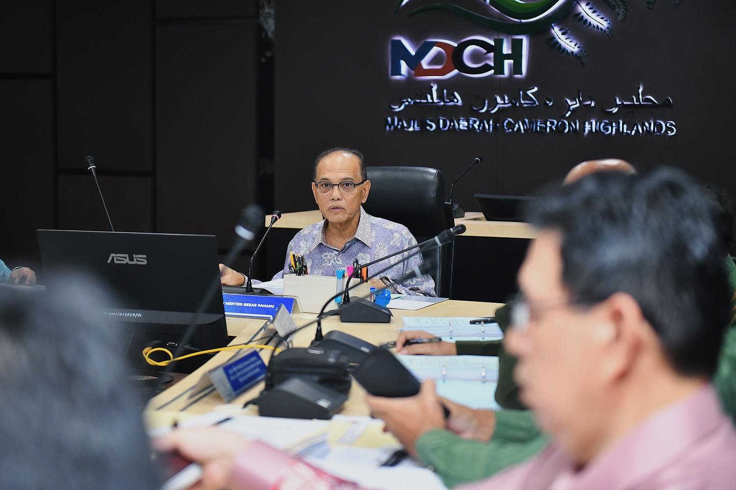 Mesyuarat Jawatankuasa Pengurusan Tertinggi Kerajaan Negeri Pahang Oleh Dato' Sri Diraja Haji Wan Rosdy Wan Ismail (13 MAC 2025)