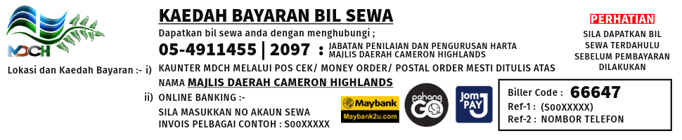 KAEDAH BAYAR BIL SEWA