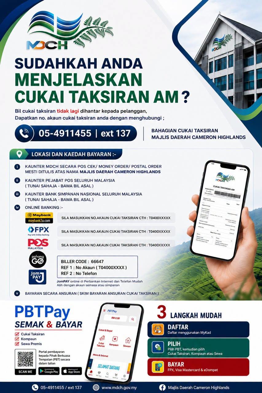 PERINGATAN PEMBAYARAN CUKAI TAKSIRAN