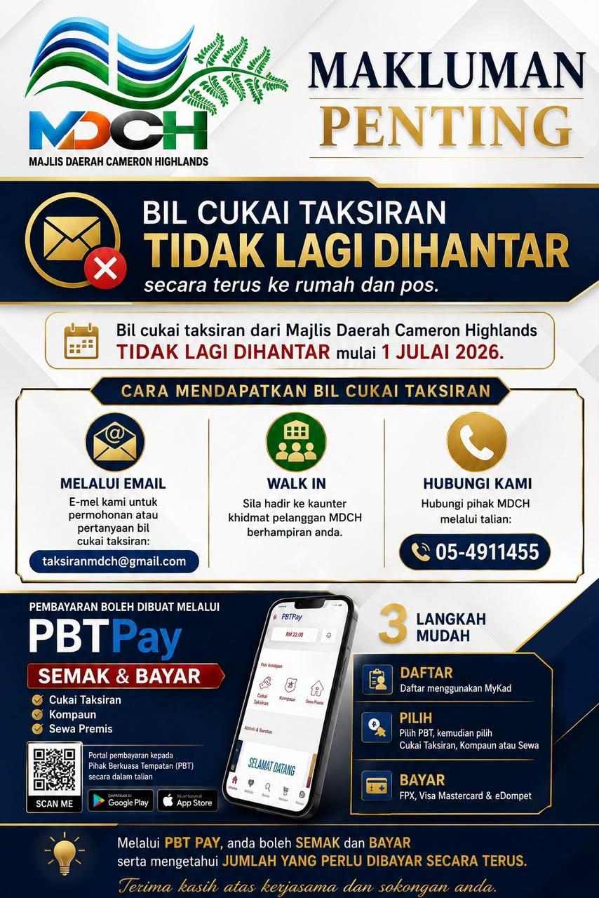 PERINGATAN PEMBAYARAN CUKAI TAKSIRAN